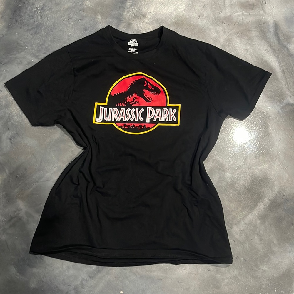 Jurassic park black t shirt